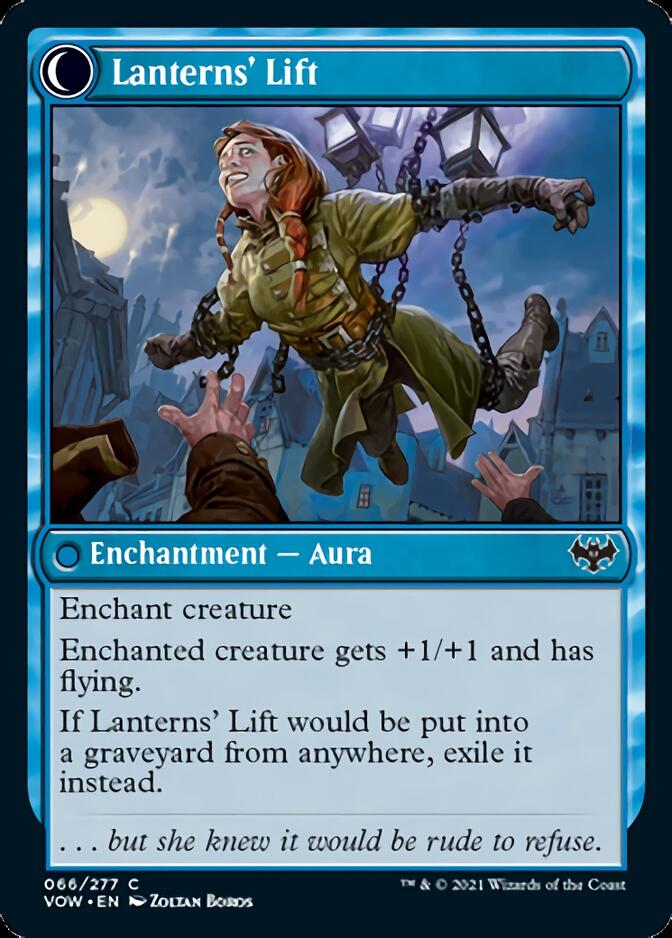 Image of Lantern Bearer // Lanterns' Lift [Innistrad: Crimson Vow]