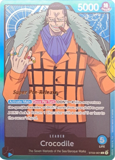 Image of Crocodile (001) [Super Pre-Release Starter Deck: The Seven Warlords of the Sea]