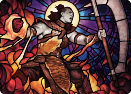 Image of Garna, Bloodfist of Keld Art Card [Dominaria United Art Series]