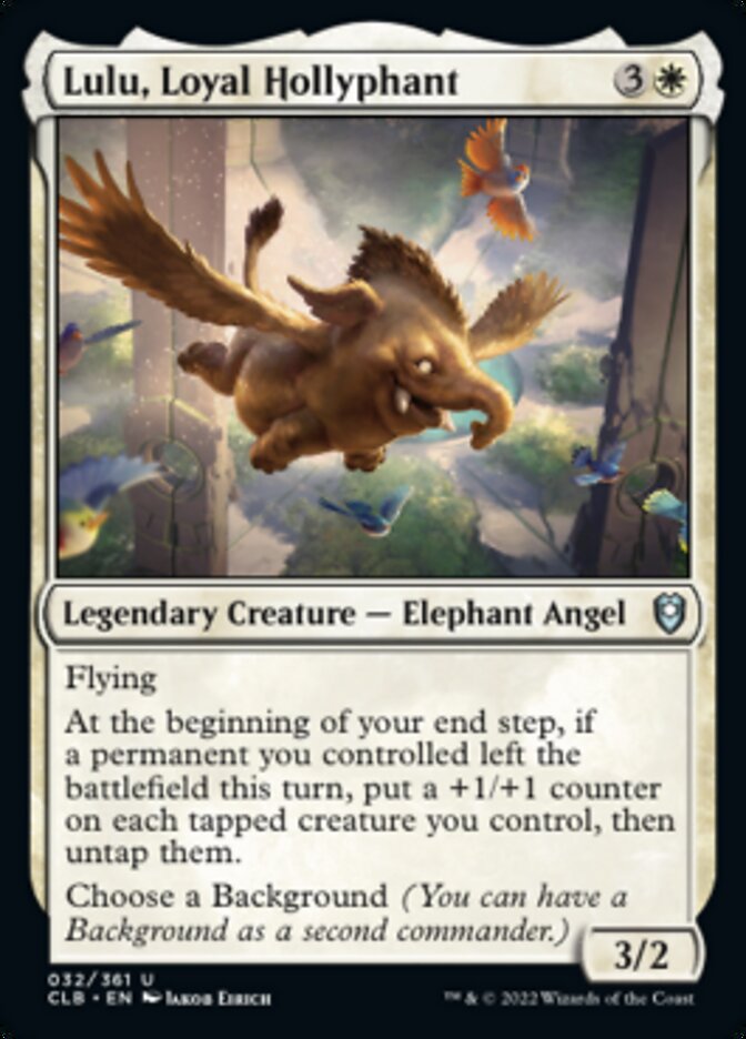 Image of Lulu, Loyal Hollyphant [Commander Legends: Battle for Baldur's Gate]