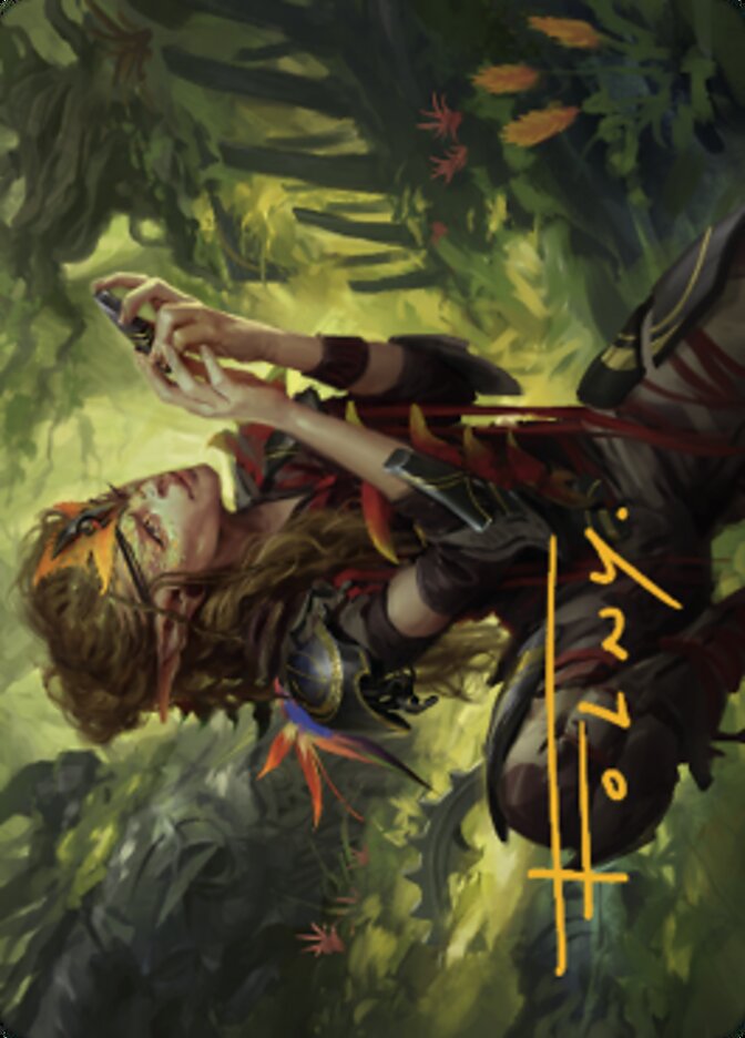 Image of Meria, Scholar of Antiquity Art Card (Gold-Stamped Signature) [Dominaria United Art Series]