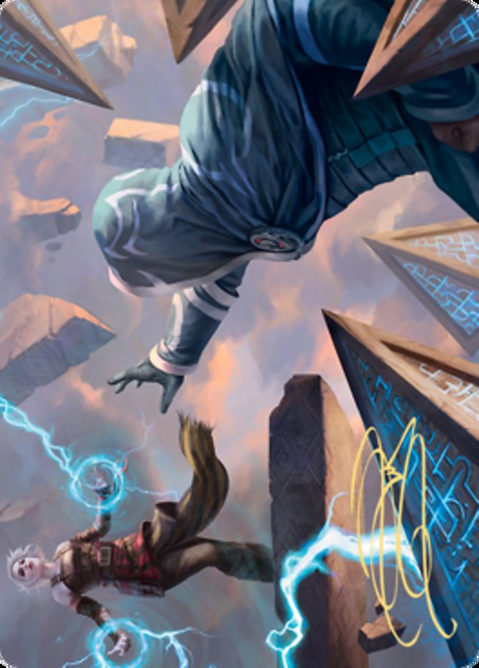 Image of Nahiri's Binding // Nahiri's Binding Art Card [Zendikar Rising Art Series]