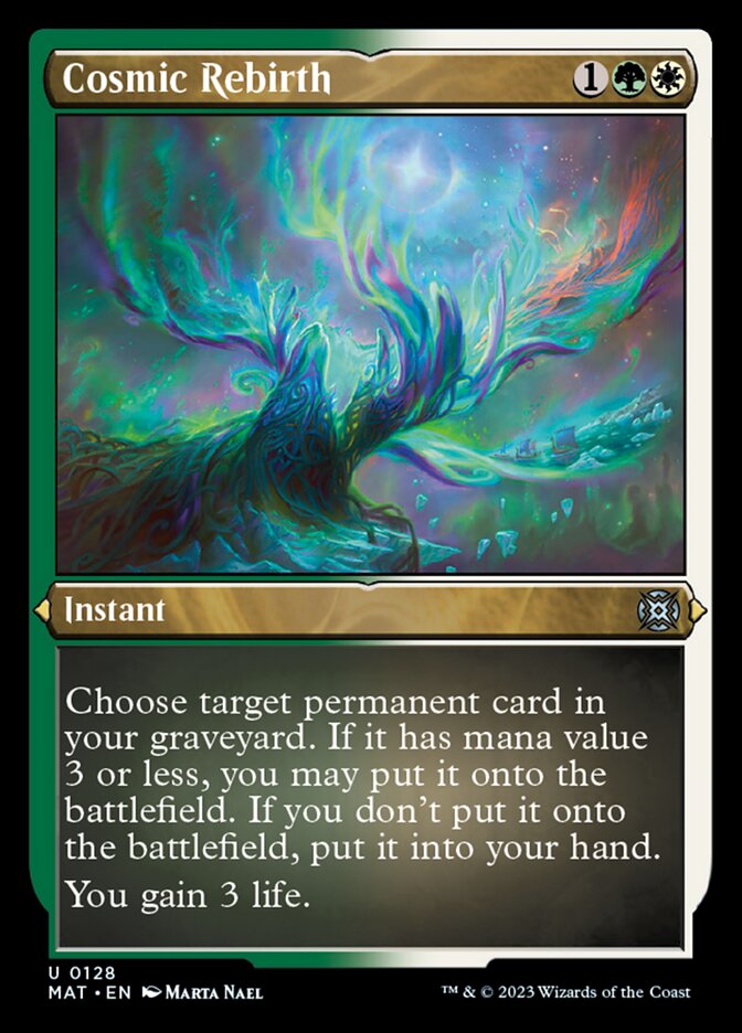 Image of Cosmic Rebirth (Foil Etched) [March of the Machine: The Aftermath]