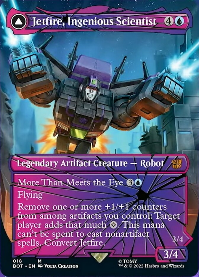 Image of Jetfire, Ingenious Scientist // Jetfire, Air Guardian (Shattered Glass) [Transformers]