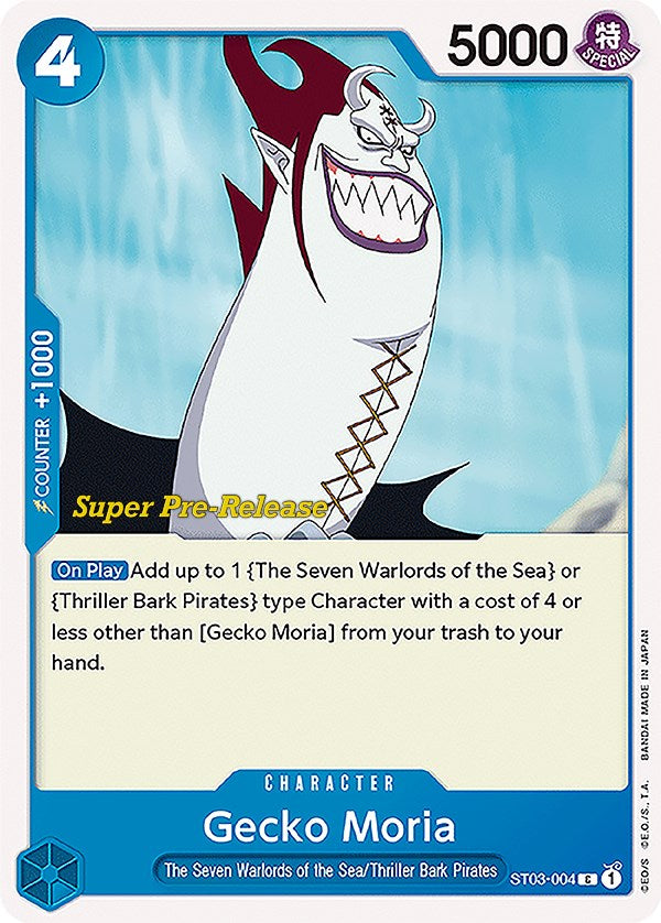 Image of Gecko Moria [Super Pre-Release Starter Deck: The Seven Warlords of the Sea]