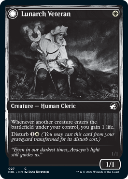 Image of Lunarch Veteran // Luminous Phantom [Innistrad: Double Feature]