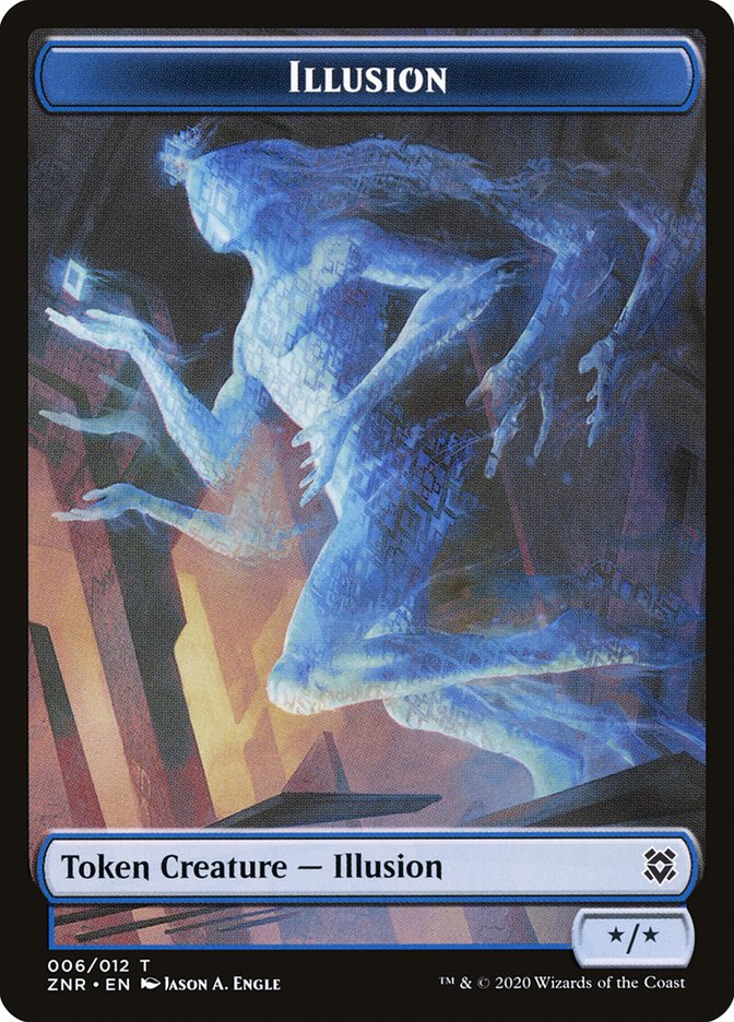 Image of Illusion (006) // Clue (016) Double-Sided Token [Challenger Decks 2022 Tokens]