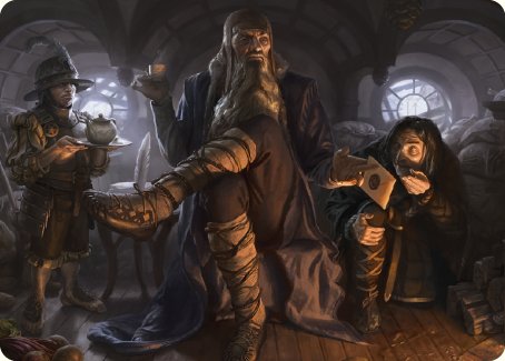 Image of Sharkey, Tyrant of the Shire Art Card [The Lord of the Rings: Tales of Middle-earth Art Series]