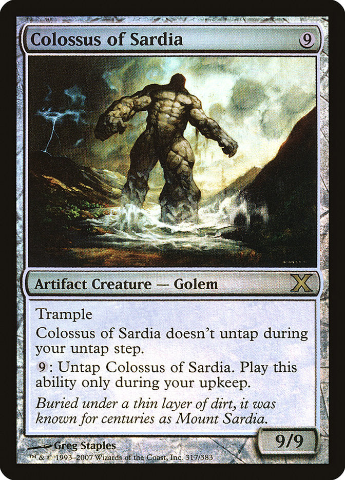 Image of Colossus of Sardia (Premium Foil) [Tenth Edition]