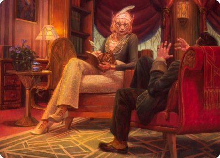Image of Phabine, Boss's Confidant Art Card [Streets of New Capenna Art Series]