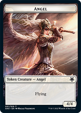 Image of Zombie // Angel Double-Sided Token [Game Night: Free-for-All Tokens]