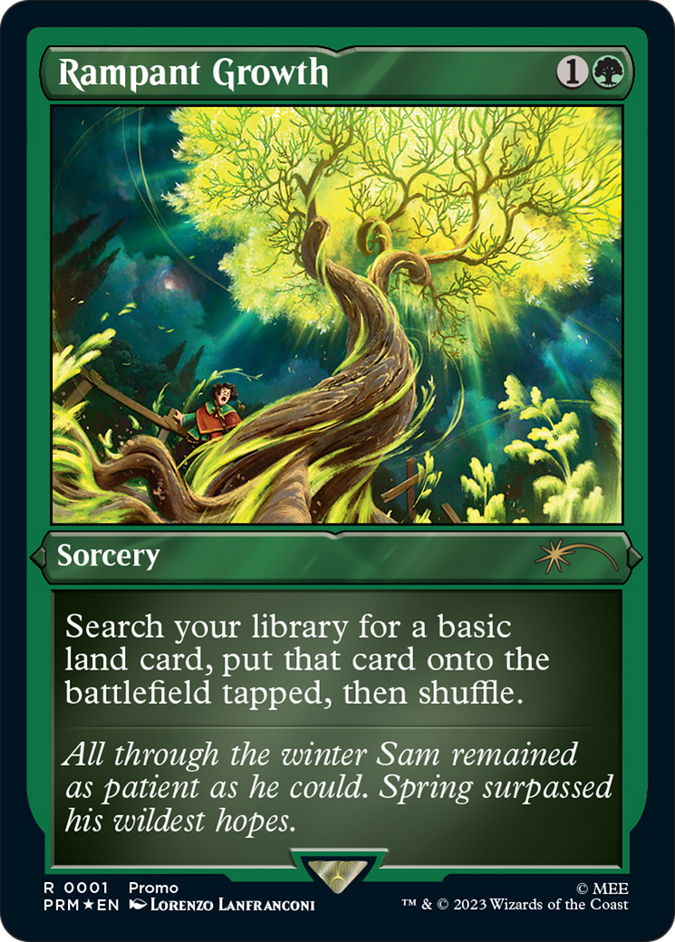 Image of Rampant Growth (Foil Etched) [Wizards Play Network 2023]