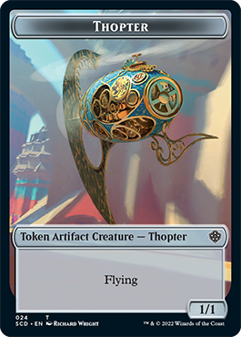 Image of Elephant // Thopter Double-Sided Token [Starter Commander Decks]