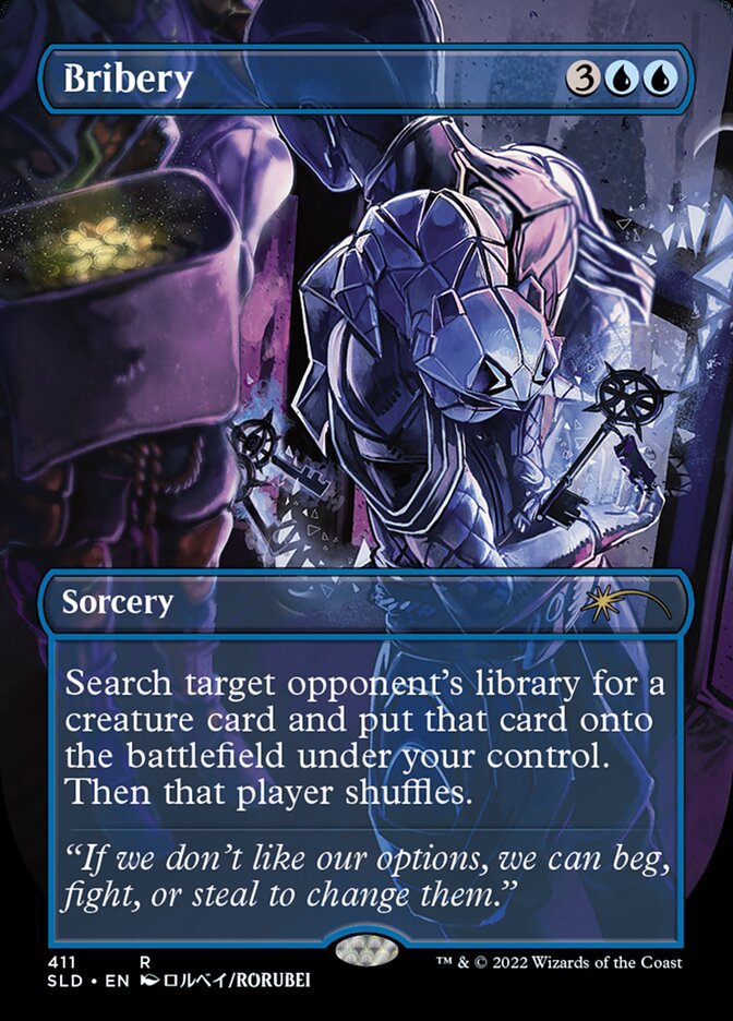 Image of Bribery (Borderless) [Secret Lair Drop Series]