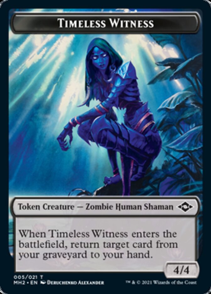 Image of Timeless Witness // Treasure (20) Double-Sided Token [Modern Horizons 2 Tokens]