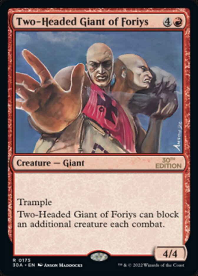 Image of Two-Headed Giant of Foriys [30th Anniversary Edition]