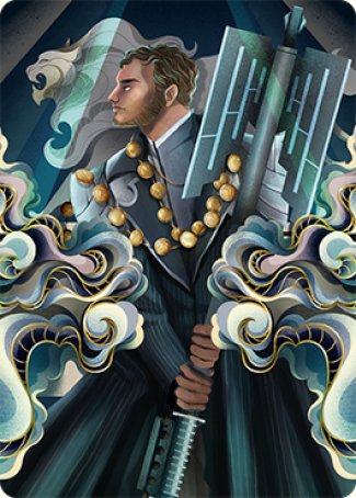 Image of Rafiq of the Many Art Card [Streets of New Capenna Art Series]