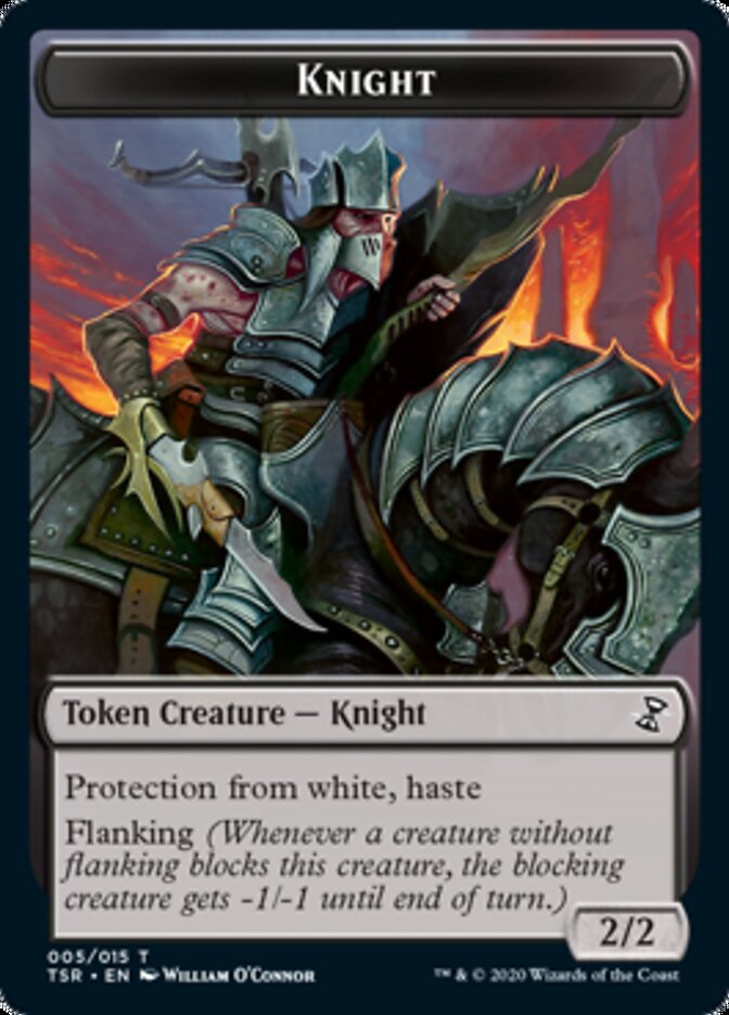 Image of Knight Token [Time Spiral Remastered Tokens]