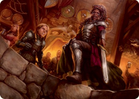 Image of Veteran Dungeoneer Art Card [Dungeons & Dragons: Adventures in the Forgotten Realms Art Series]