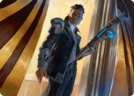Image of Backup Agent Art Card [Streets of New Capenna Art Series]