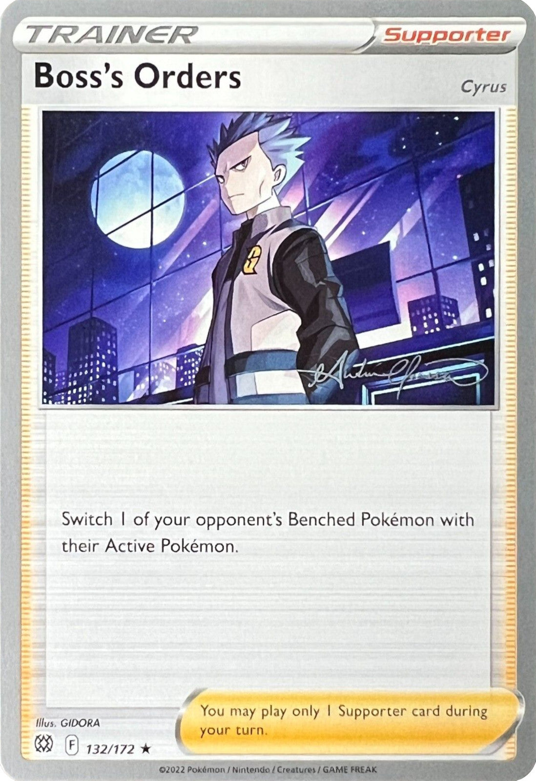 Image of Boss's Orders (132/172) (Cyrus) (The Shape of Mew - Andre Chiasson) [World Championships 2022]