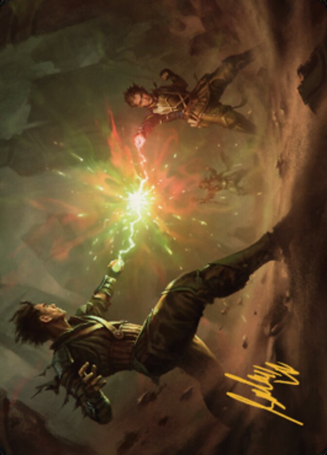 Image of Brotherhood's End Art Card (Gold-Stamped Signature) [The Brothers' War Art Series]