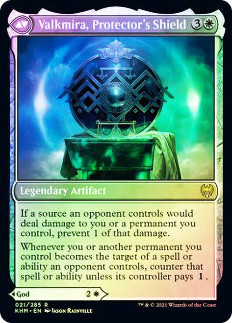 Image of Reidane, God of the Worthy // Valkmira, Protector's Shield [Kaldheim Prerelease Promos]