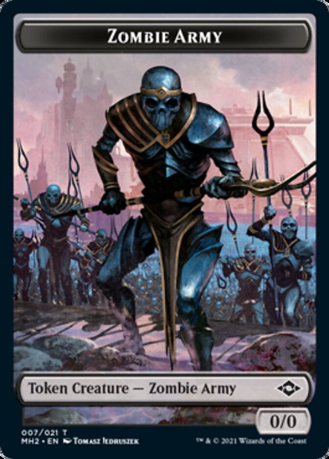 Image of Zombie Army Token [Modern Horizons 2 Tokens]
