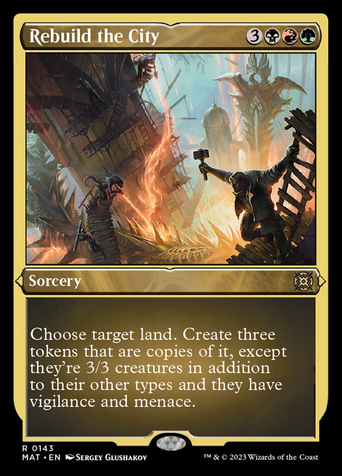 Image of Rebuild the City (Foil Etched) [March of the Machine: The Aftermath]