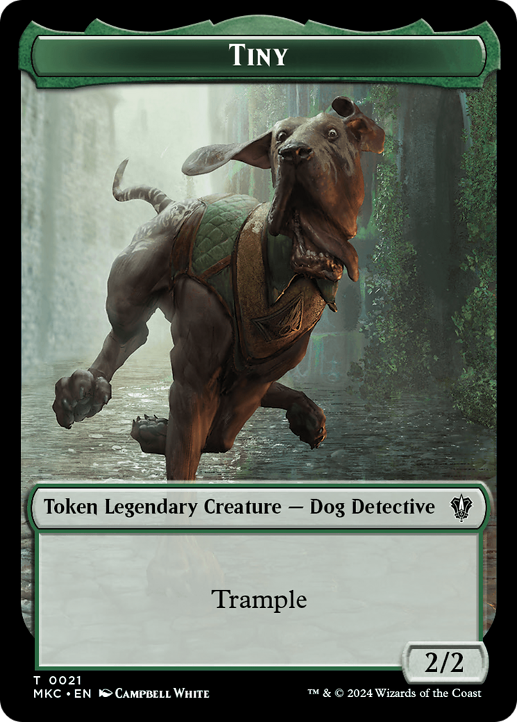 Image of Eldrazi // Tiny Double-Sided Token [Murders at Karlov Manor Commander Tokens]