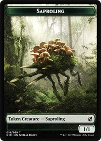Image of Saproling // Manifest Double-Sided Token [Commander 2019 Tokens]