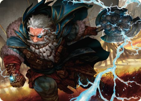 Image of Electrostatic Infantry Art Card [Dominaria United Art Series]