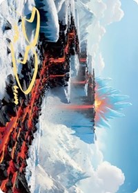 Image of Surtland Frostpyre Art Card (Gold-Stamped Signature) [Kaldheim Art Series]