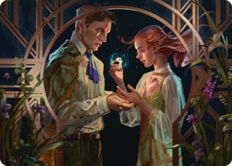 Image of Prosperous Partnership Art Card [Streets of New Capenna Art Series]