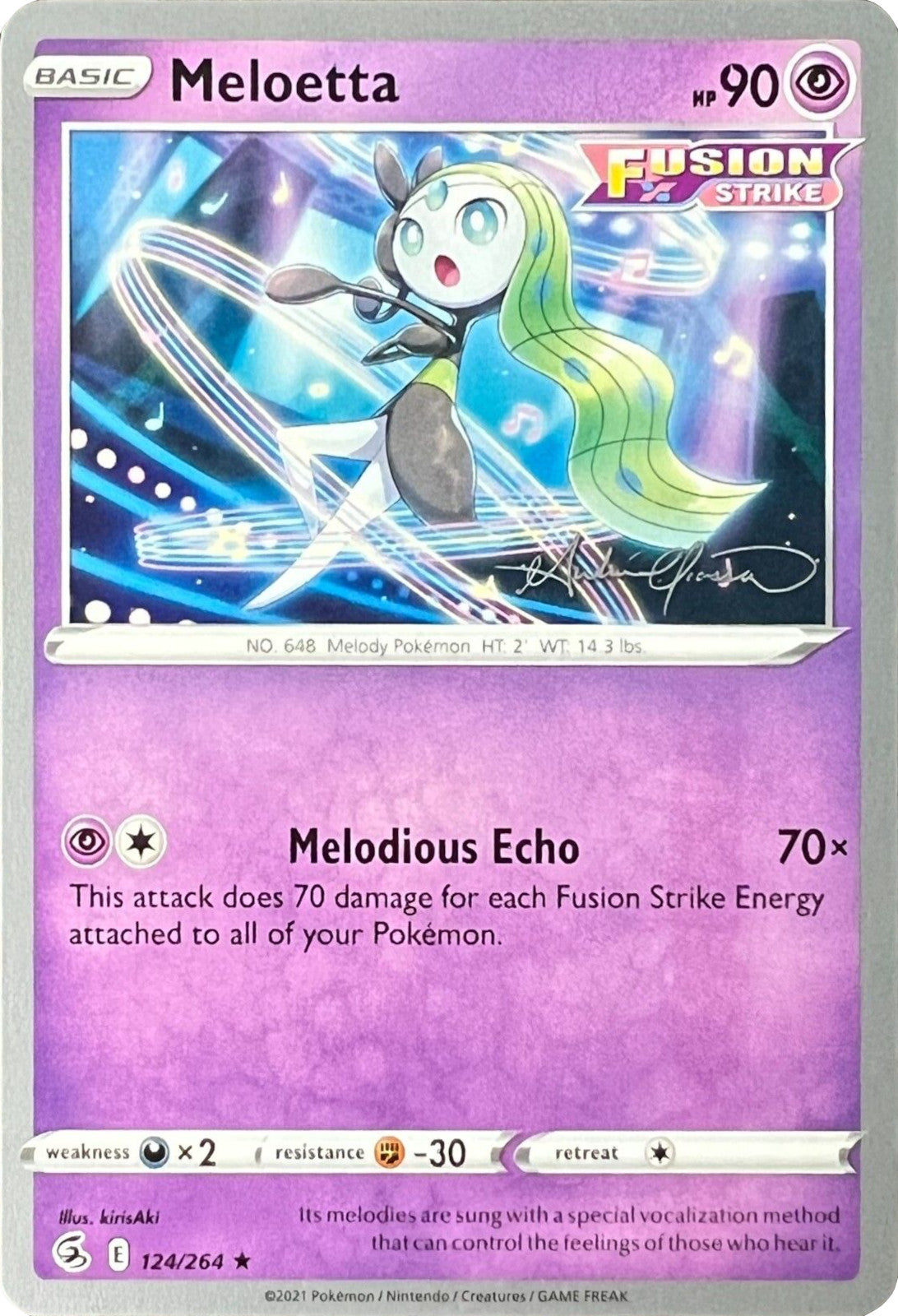 Image of Meloetta (124/264) (The Shape of Mew - Andre Chiasson) [World Championships 2022]