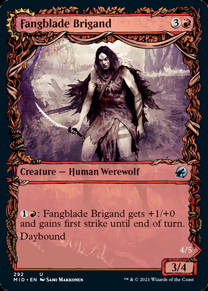 Image of Fangblade Brigand // Fangblade Eviscerator (Showcase Equinox) [Innistrad: Midnight Hunt]
