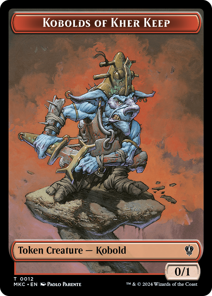 Image of Gold // Kobolds of Kher Keep Double-Sided Token [Murders at Karlov Manor Commander Tokens]