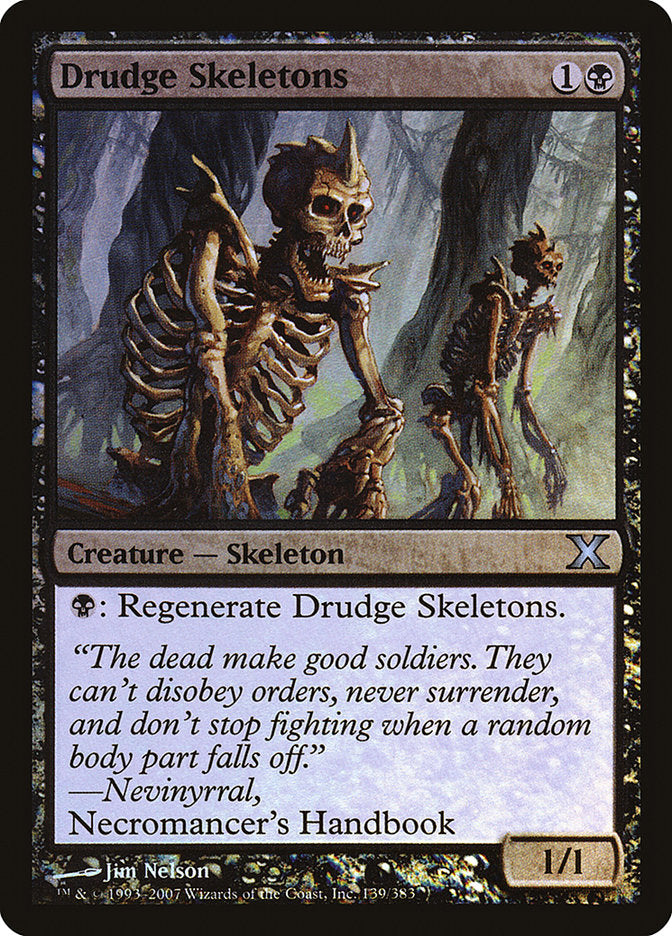 Image of Drudge Skeletons (Premium Foil) [Tenth Edition]