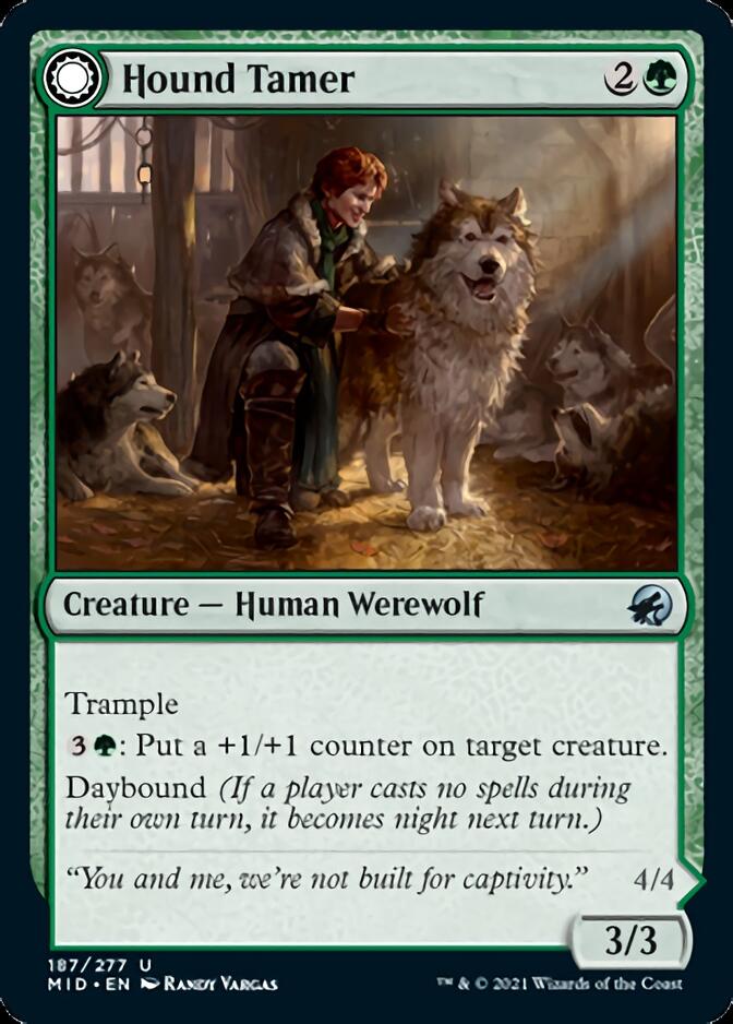 Image of Hound Tamer // Untamed Pup [Innistrad: Midnight Hunt]