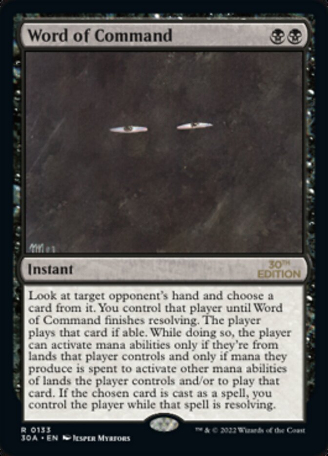 Image of Word of Command [30th Anniversary Edition]