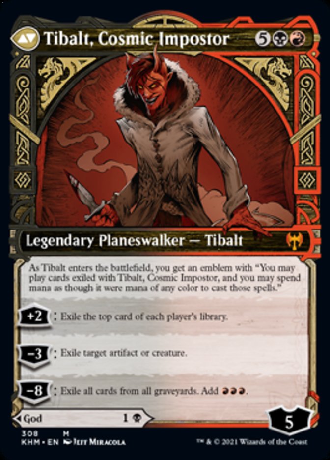 Image of Valki, God of Lies // Tibalt, Cosmic Impostor (Showcase) [Kaldheim]
