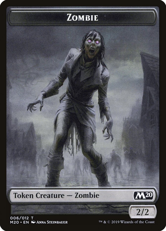 Image of Dragon (002) // Zombie Double-Sided Token [Game Night 2019 Tokens]