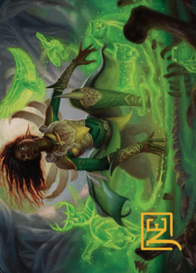 Image of Fauna Shaman Art Card (Gold-Stamped Signature) [The Brothers' War Art Series]