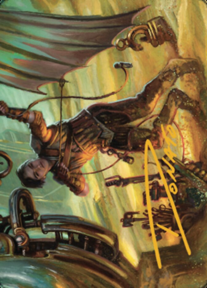 Image of Mishra, Excavation Prodigy Art Card (Gold-Stamped Signature) [The Brothers' War Art Series]