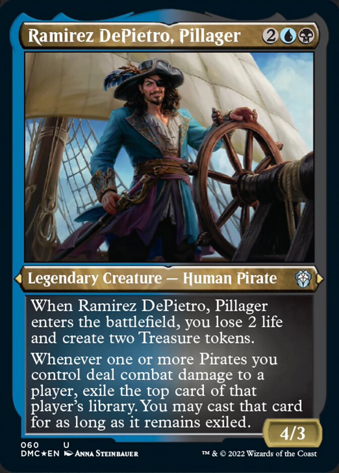 Image of Ramirez DePietro, Pillager (Foil Etched) [Dominaria United Commander]