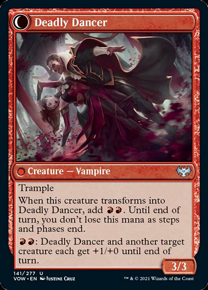 Image of Alluring Suitor // Deadly Dancer [Innistrad: Crimson Vow]
