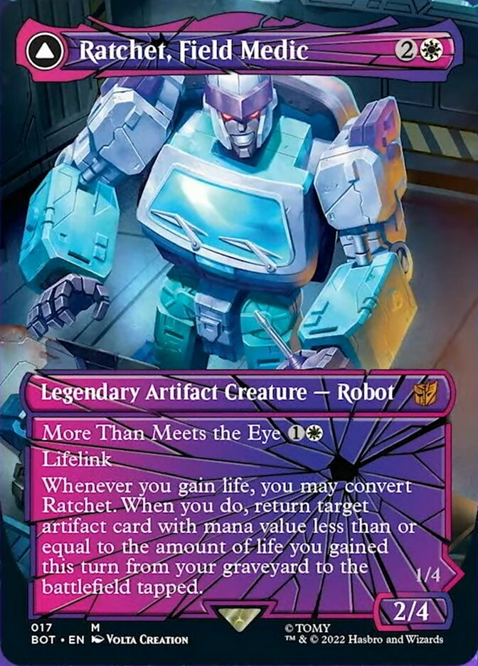 Image of Ratchet, Field Medic // Ratchet, Rescue Racer (Shattered Glass) [Transformers]