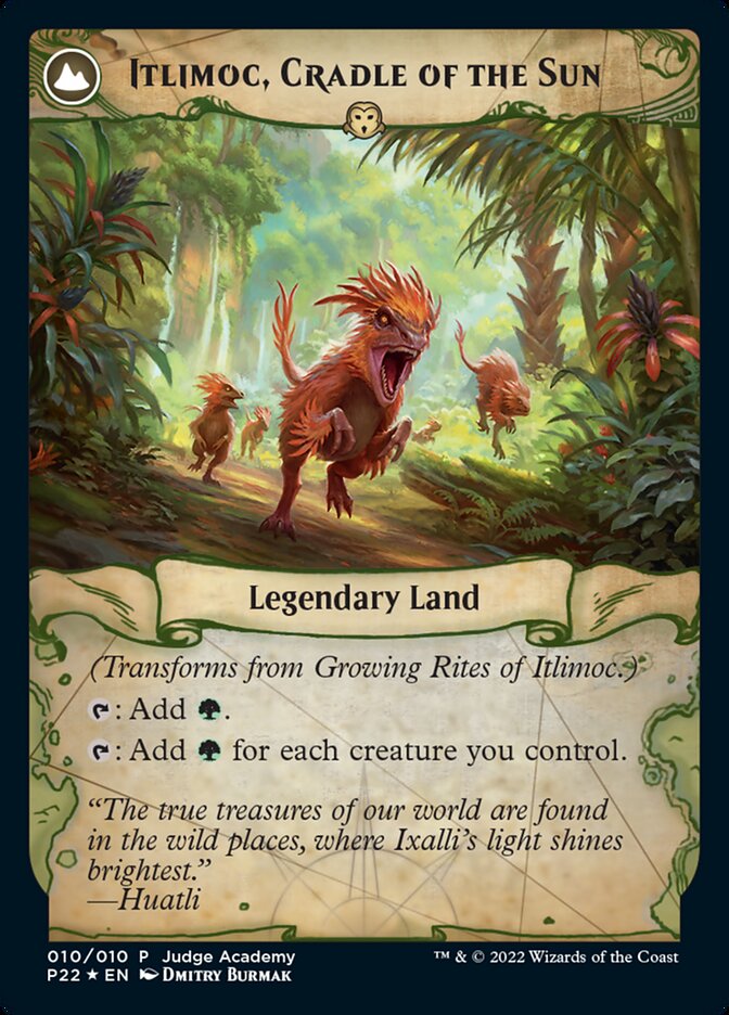 Image of Growing Rites of Itlimoc // Itlimoc, Cradle of the Sun [Judge Gift Cards 2022]