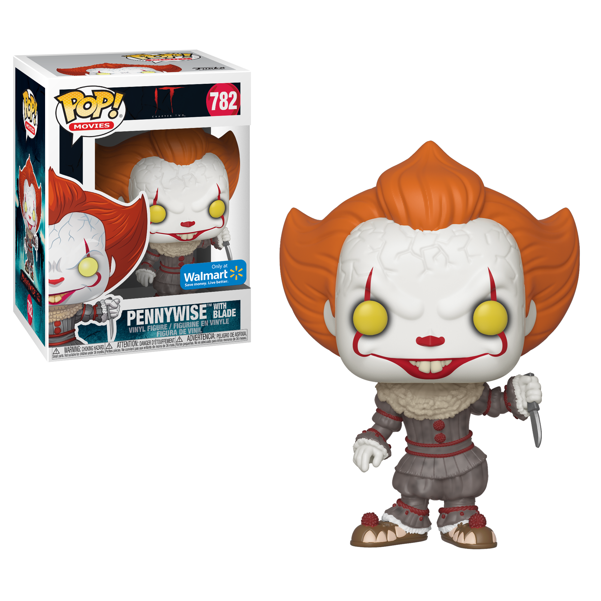 Image of Pennywise with Blade (It Chapter Two) (Walmart Exclusive) #782