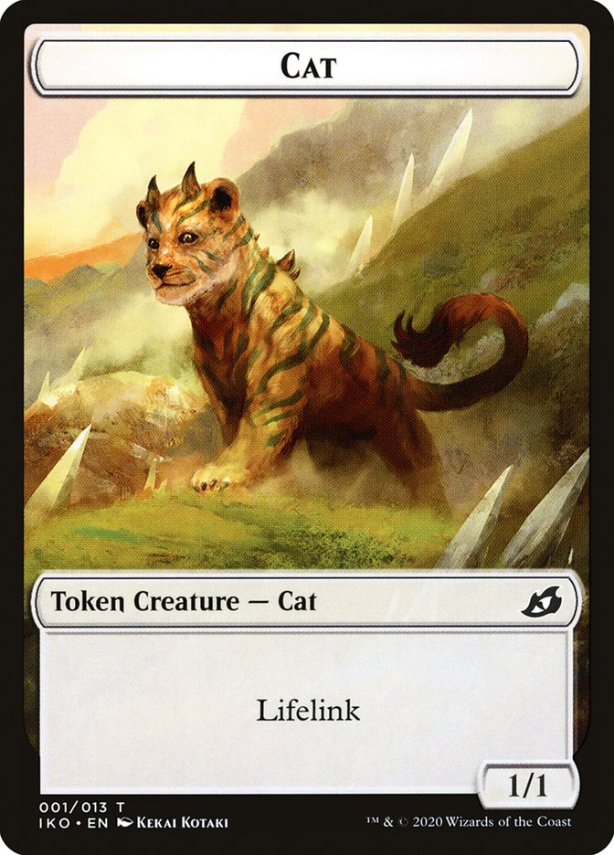 Image of Cat Token [Ikoria: Lair of Behemoths Tokens]
